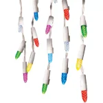 GE Color Effects 100-Light LED Icicle Light Set with Remote Control, 6.3 ft. Lighted Length thumbnail 5