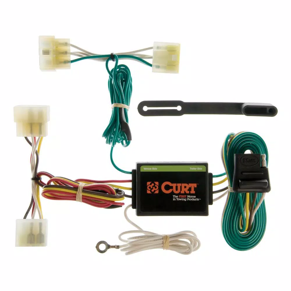 CURT Custom Vehicle-Trailer Wiring Harness for Isuzu Pickup, 4-Way Flat Output T-Connector
