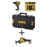 DEWALT 20V MAX ATOMIC Brushless 1/2 in. Drill/Driver & Compact Reciprocating Saw Kit with 4.0Ah Battery & ToughSystem thumbnail 1