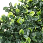 Pure Garden 19.5 in. Artificial Boxwood Wreath, UV Resistant Green Decor thumbnail 2