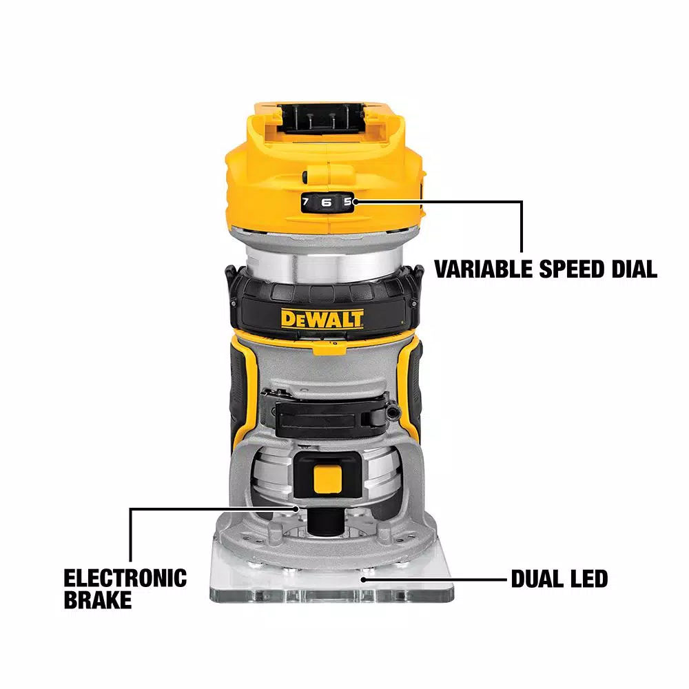 DEWALT 20V MAX Cordless 7-1/4 in. Miter Saw and Compact Router Combo Kit
