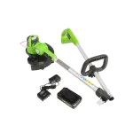 Greenworks 24V Cordless String Trimmer with 2.0 Ah Battery and Charger, 12 in. Cutting Width thumbnail 9