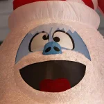 Rudolph Gemmy Airblown 10.5 ft. Inflatable Bumble with Suspenders and Santa Hat thumbnail 4