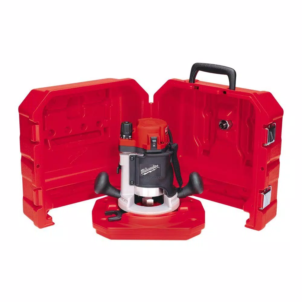 Milwaukee 1-3/4 Max HP BodyGrip Router Kit, 11 Amp, 24,000 RPM