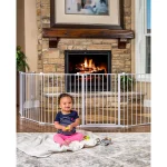 Regalo 28" 4-in-1 Configurable Metal Safety Gate and Play Yard, Super Wide Hardware Mount thumbnail 3