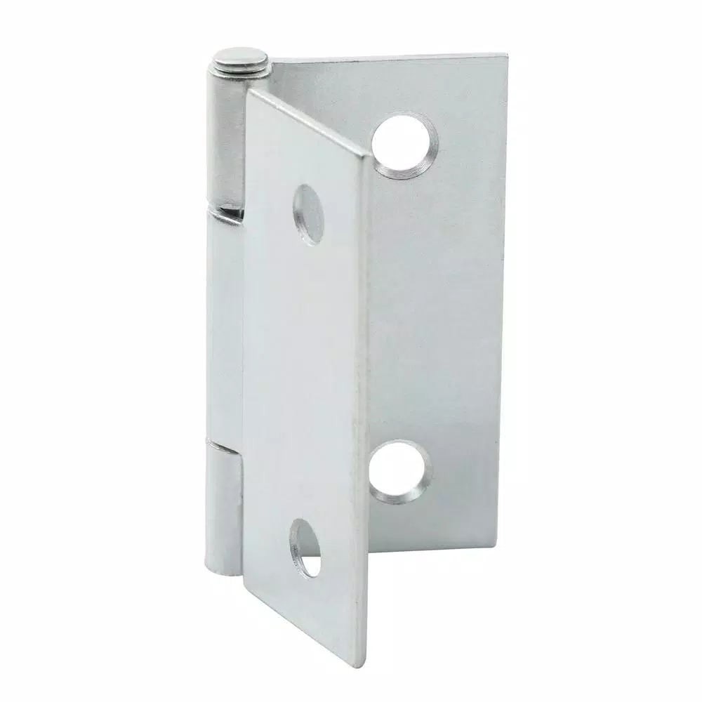 Hardware Essentials 2 in. Zinc Plated Steel Broad Door Hinge with Removable Pin, 5-Pack