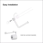 KOHLER Toilet Tissue Holder Accessory in Vibrant Brushed Nickel thumbnail 4