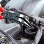 KNIPEX 8 in. Angled Long Nose Pliers with 70° Bent Nose thumbnail 2