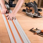 Evolution Power Tools Evolution ST1400 55 in. Circular Saw Track with Clamps and Carry Bag thumbnail 4