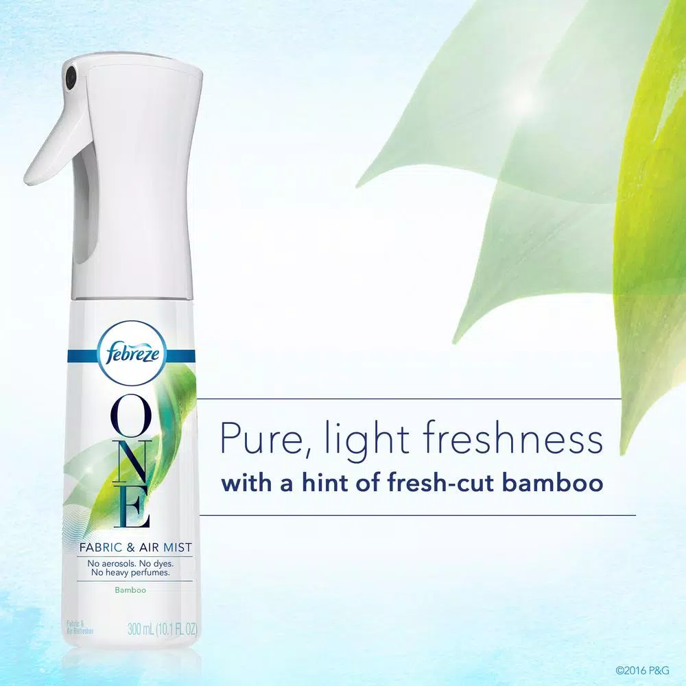 Febreze ONE Bamboo Scent Fabric and Air Freshener Mist, 10.1 oz