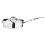 1829 Carl Schmidt Sohn STERN 1.6 qt. Hammered Stainless Steel Saute Pan with Lid thumbnail 1