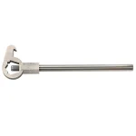 Bon Tool Adjustable Fire Hydrant Wrench, 12 in. Heavy-Duty Iron Tool for 1-3/4 in. Pentagon Nuts thumbnail 1