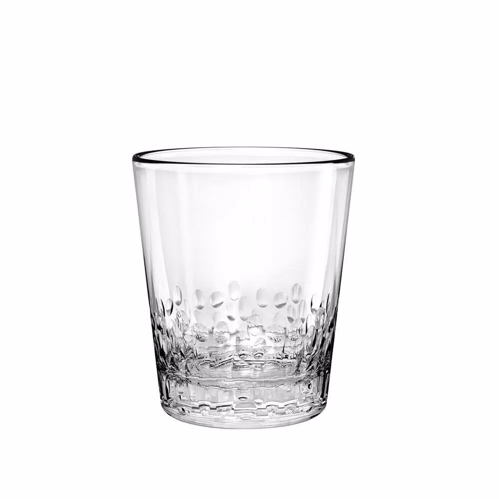 Unbranded Cabo Clear Acrylic Double Old Fashioned Glasses, 15.9 oz, Set of 6