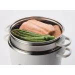 AROMA NutriWare 7-Cup Digital Rice Cooker and Food Steamer with Saute-Then-Simmer Technology, White thumbnail 8