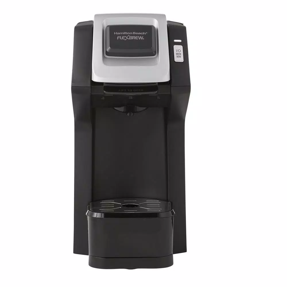Hamilton Beach FlexBrew Black Single Serve Coffee Maker - Brews K-Cup Pods & Ground Coffee