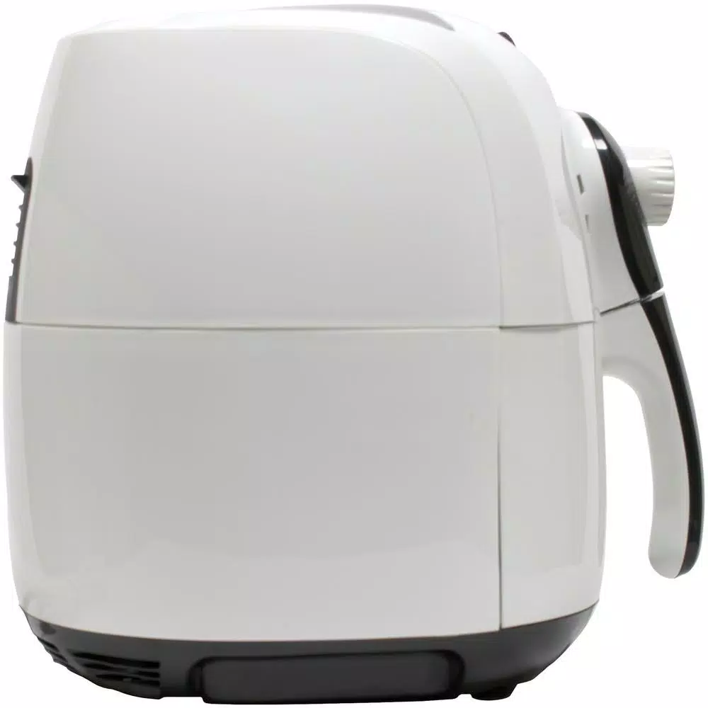 Brentwood 3.7 Qt. White Electric Air Fryer with Timer and Temperature Control