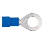 CURT Ring Terminals, 16-14 AWG Wire Gauge, 1/4 in Stud Size, Blue, 100-Pack thumbnail 2