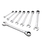 DEWALT 8-Piece Metric Ratcheting Combination Wrench Set thumbnail 2