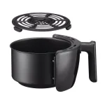 Maximatic Elite Platinum 2.1 Qt. Black Air Fryer with Adjustable Timer and Convection Fan thumbnail 3