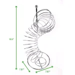 Mind Reader Stainless Steel Twisted Fruit Holder, Silver Metal Wire Fruit Basket thumbnail 6