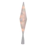 Northlight Frosted Bethlehem Star Christmas Tree Topper with Gold Scrolling Design and Clear Mini Lights thumbnail 3