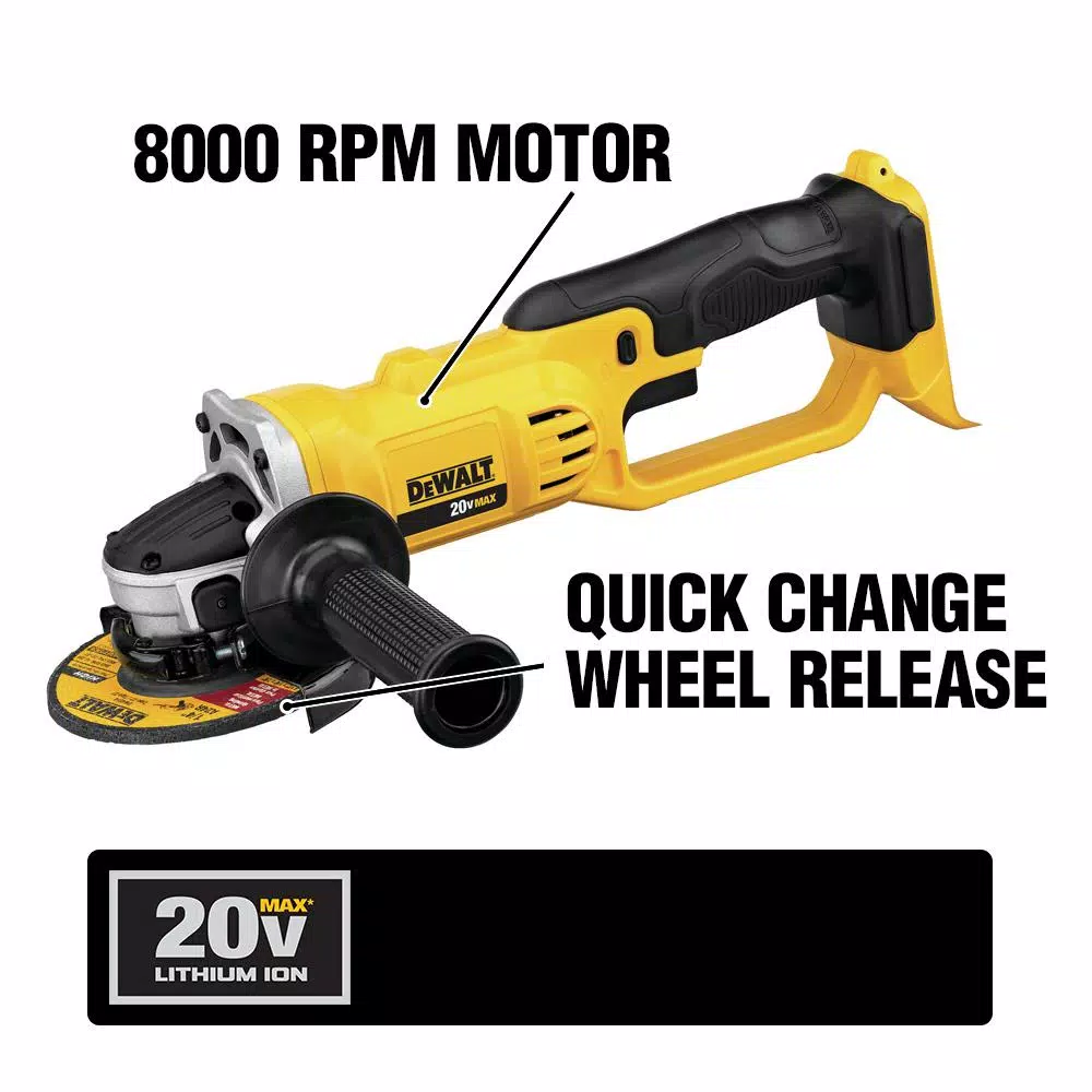 DEWALT 20V MAX Cordless 5-Tool Combo Kit with 4.0Ah & 2.0Ah Batteries, Charger, Grinder & Tool Bag