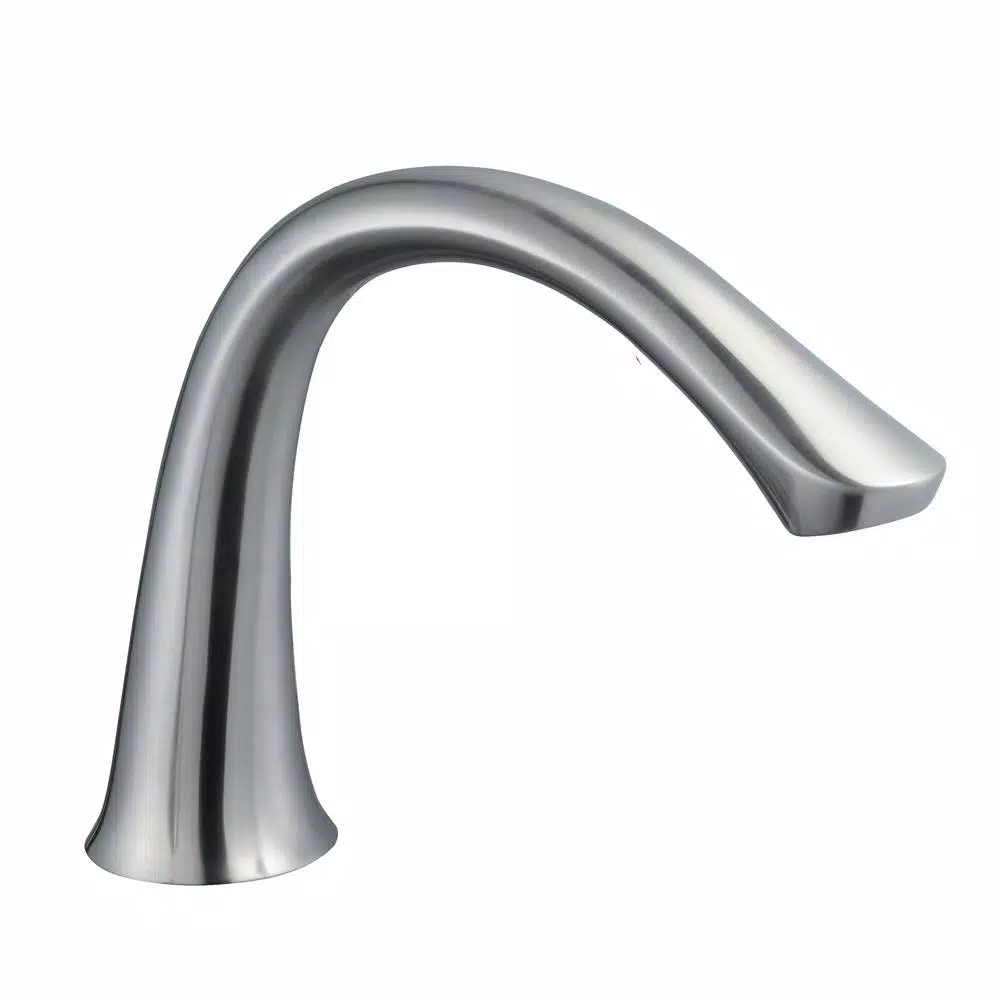 Glacier Bay Edgewood 2-Handle Deck-Mount Roman Tub Faucet, Brushed Nickel