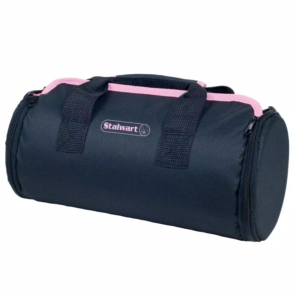 Stalwart 86-Piece Home Tool Kit with Compact Roll Up Organizer Bag