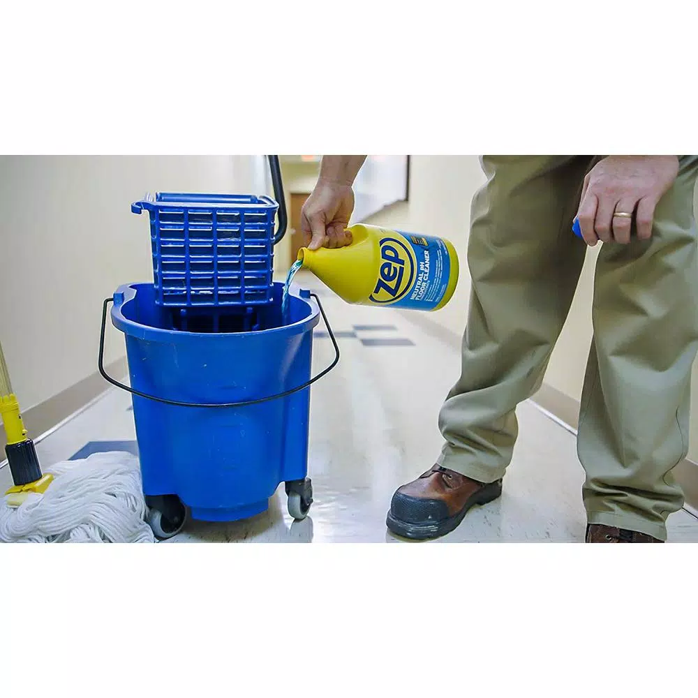 Zep Neutral pH Floor Cleaner, 1 Gallon Concentrated Formula