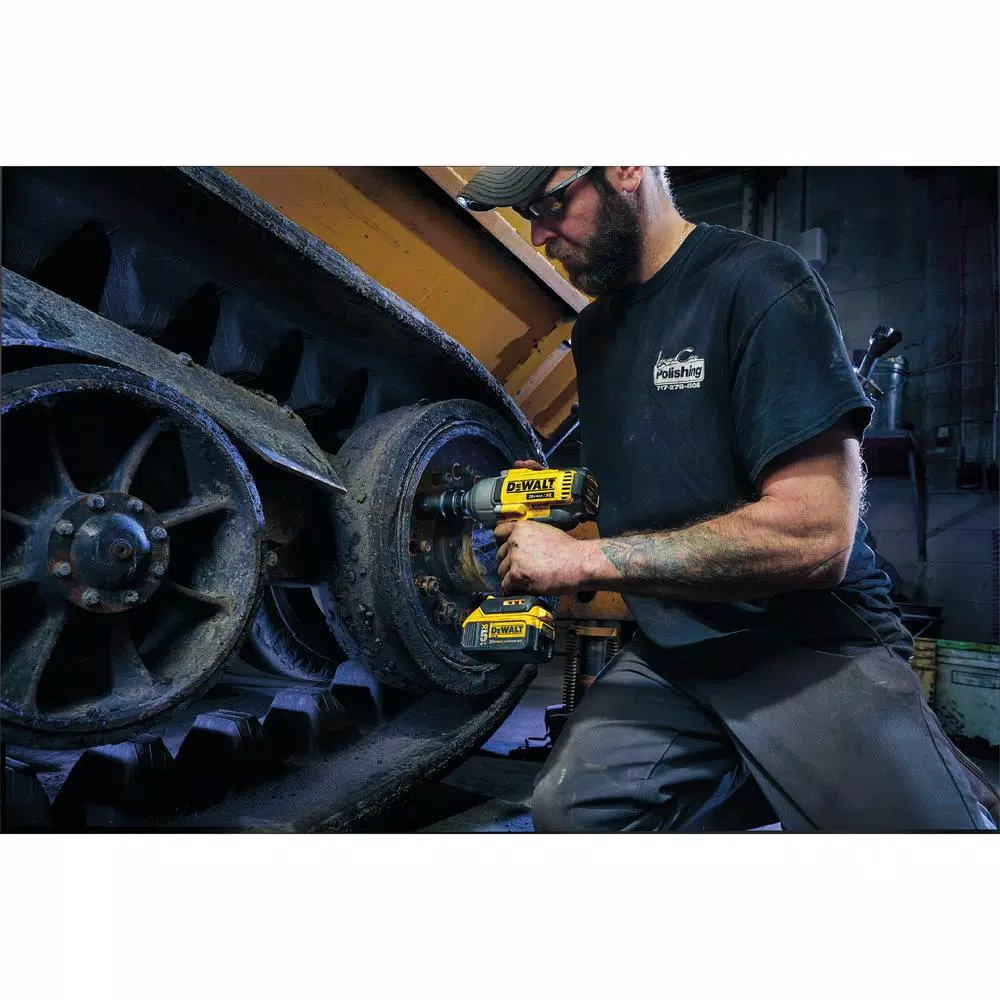 DEWALT 60V MAX FLEXVOLT Brushless 1-9/16 in. SDS MAX Rotary Hammer Kit with (2) 9.0 Ah Batteries & Impact Wrench