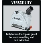 Makita 10.5 Amp 5 in. Angle Grinder with Tuck Point Guard and SJS II Technology thumbnail 8