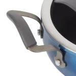 Epicurious 3 Qt. Hard-Anodized Aluminum Nonstick Saute Pan with Glass Lid, Blue thumbnail 4