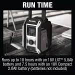 Makita XRM09B 18V LXT & 12V Max CXT Bluetooth Job Site Radio (Tool-Only) thumbnail 6