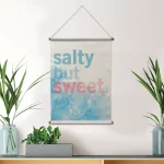 WallPops Salty But Sweet Coastal Wall Tapestry - Bohemian Tropical Paradise Decor thumbnail 1
