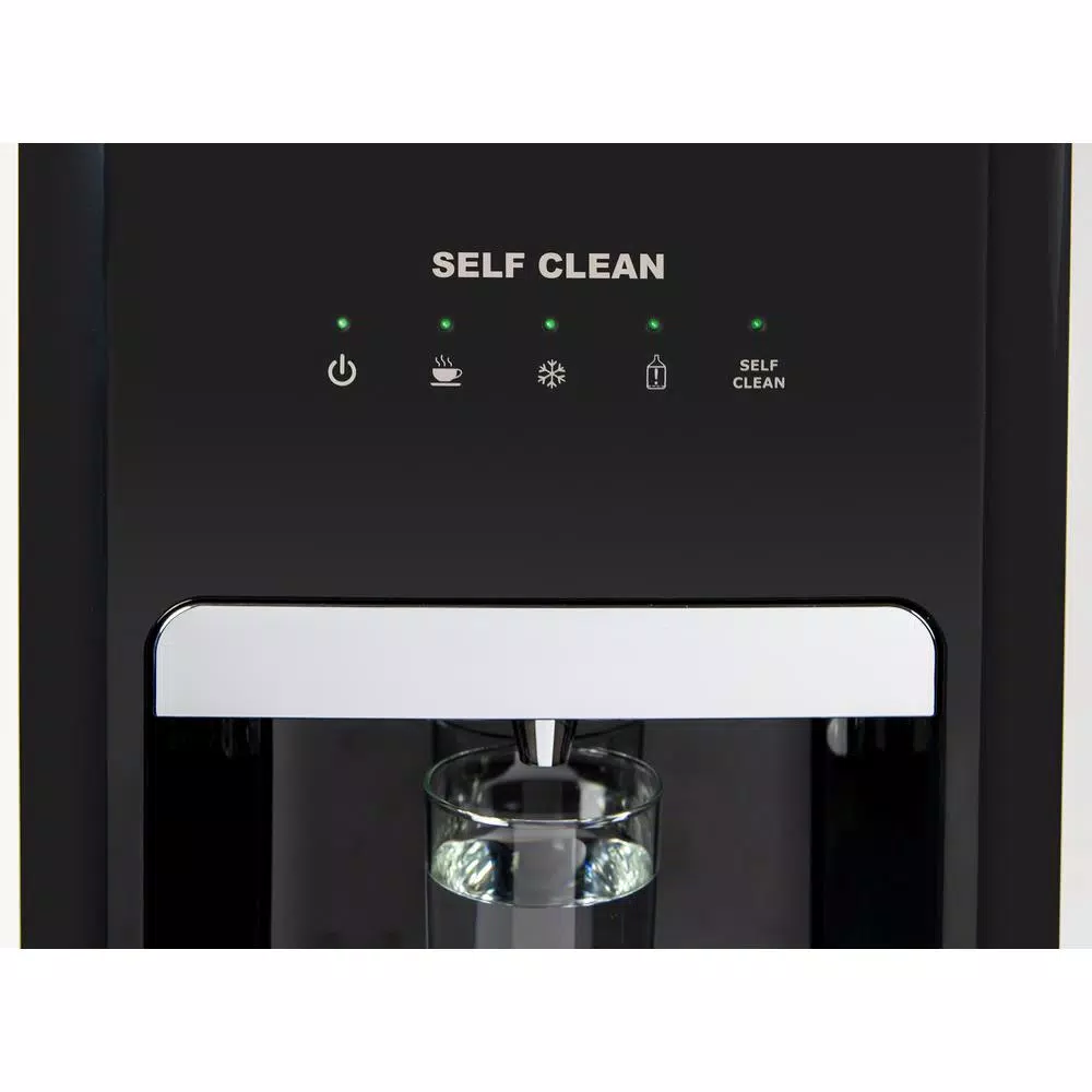 Igloo Bottom Loading Water Dispenser with Hot, Cold, and Room Temperature Functions - Black