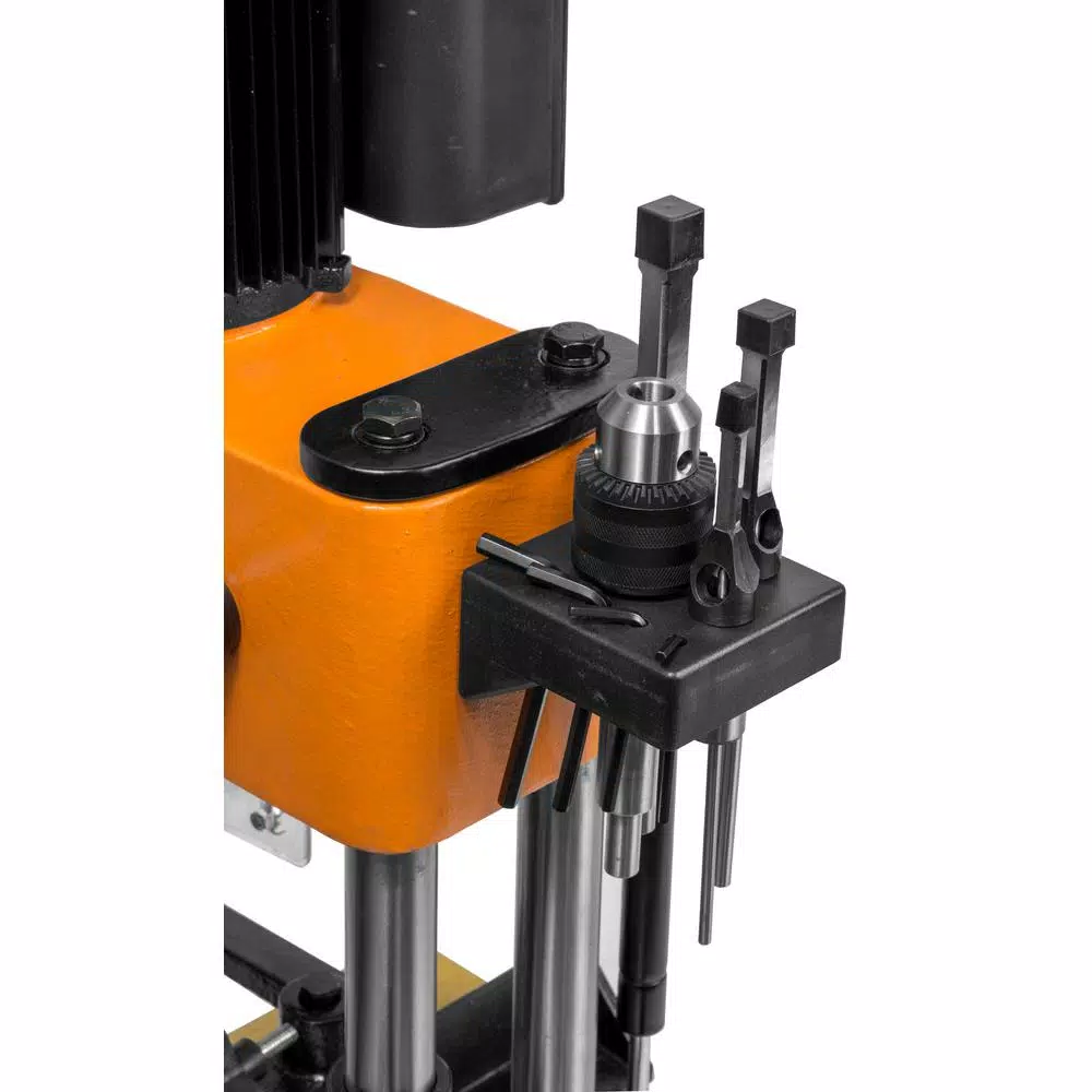 WEN 5 Amp Benchtop Cast Iron Mortiser with Chisel Bit Set