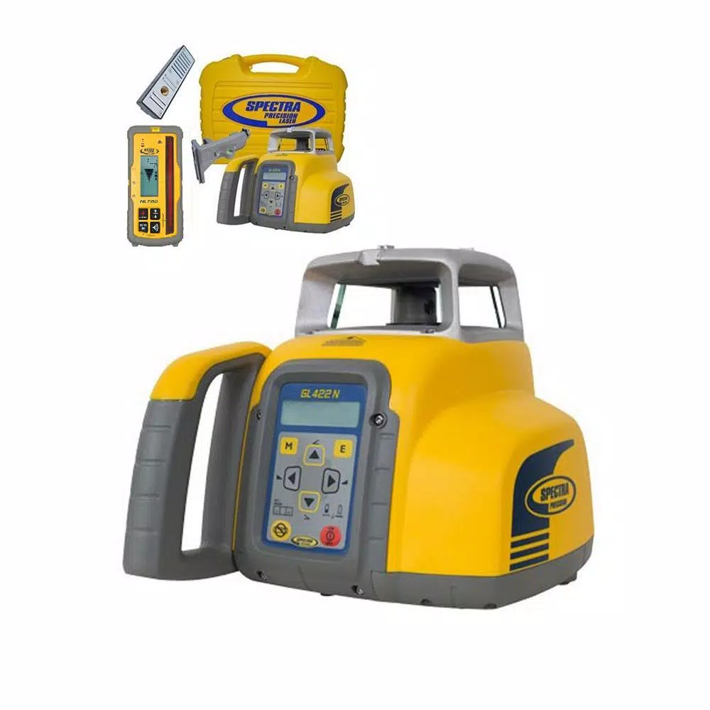 Spectra Precision GL422N Dual Grade Rotary Laser Level with HL760 Receiver