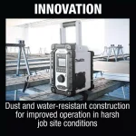 Makita 18V LXT Lithium-Ion Cordless Job Site Radio (Tool-Only) - XRM05W thumbnail 6