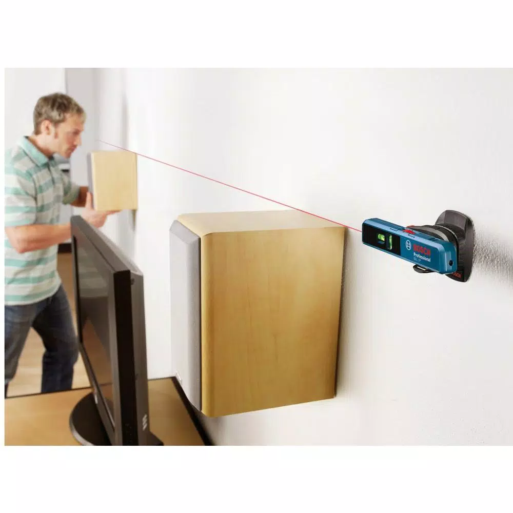 Bosch GLL 1P Line and Point Laser Level, Red Laser, Indoor Use