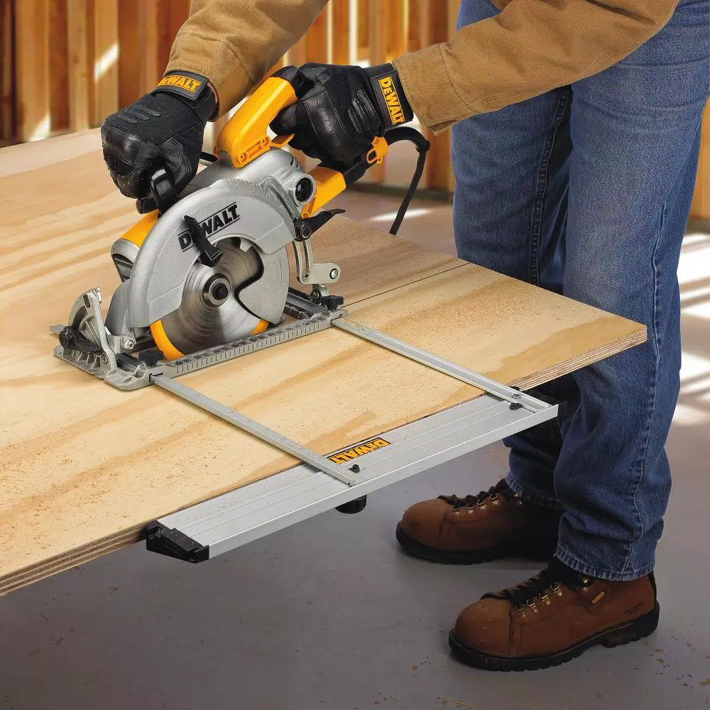 DEWALT DWS5100 12-Inch Dual-Port Folding Rip Guide for Circular Saws