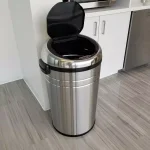 iTouchless 23 Gallon Stainless Steel Touchless Sensor Trash Can with Odor Control and Wheels thumbnail 4