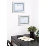DesignOvation Kieva 8.5 x 11 in. White Solid Wood Picture Frame Set, Set of 6 thumbnail 6