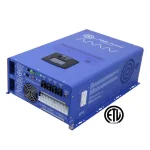 AIMS Power 12,000W Pure Sine Inverter Charger, 48V DC to 120V/240V AC Split Phase, ETL Listed thumbnail 2