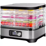 VIVOHOME 5-Tray Stainless Steel Food Dehydrator with Digital Timer and Temperature Control thumbnail 1