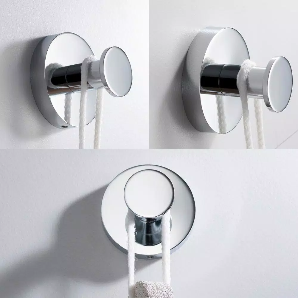 KRAUS Elie Chrome Bathroom Robe and Towel Hook