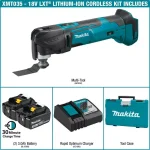 Makita 18V LXT Cordless Oscillating Multi-Tool Kit with 2 Batteries and Charger thumbnail 2