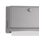 BOBRICK Satin Stainless Steel Paper Towel Dispenser, Wall-Mounted, 200 C-Fold or 275 Multi-Fold Capacity thumbnail 4