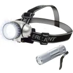 Stalwart 12 LED Ultra Bright Headlamp and 6 LED Flashlight Combo Set, Water Resistant thumbnail 1