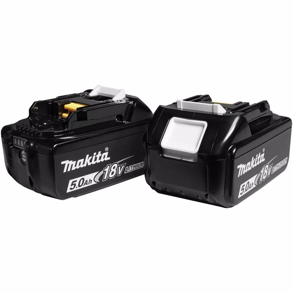 Makita 18V LXT Lithium-Ion 5.0 Ah High Capacity Battery Pack (2-Pack)