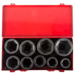 Steelman PRO 79295 1 in. Drive 6-Point SAE Impact Socket Set, 9-Piece thumbnail 2